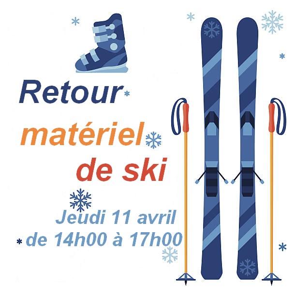 Retour matériel de ski